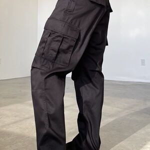 Local European Black Cargo Pants